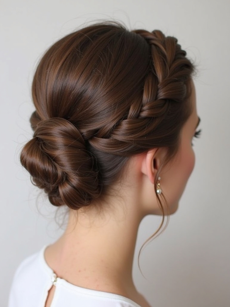 Braids Hair Styles Updo: Braided High Ponytail