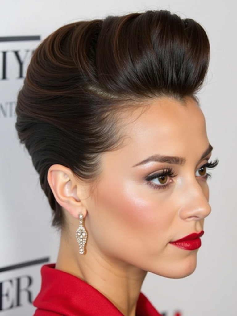 Face Framing Curtain Bangs with a Waterfall Braid