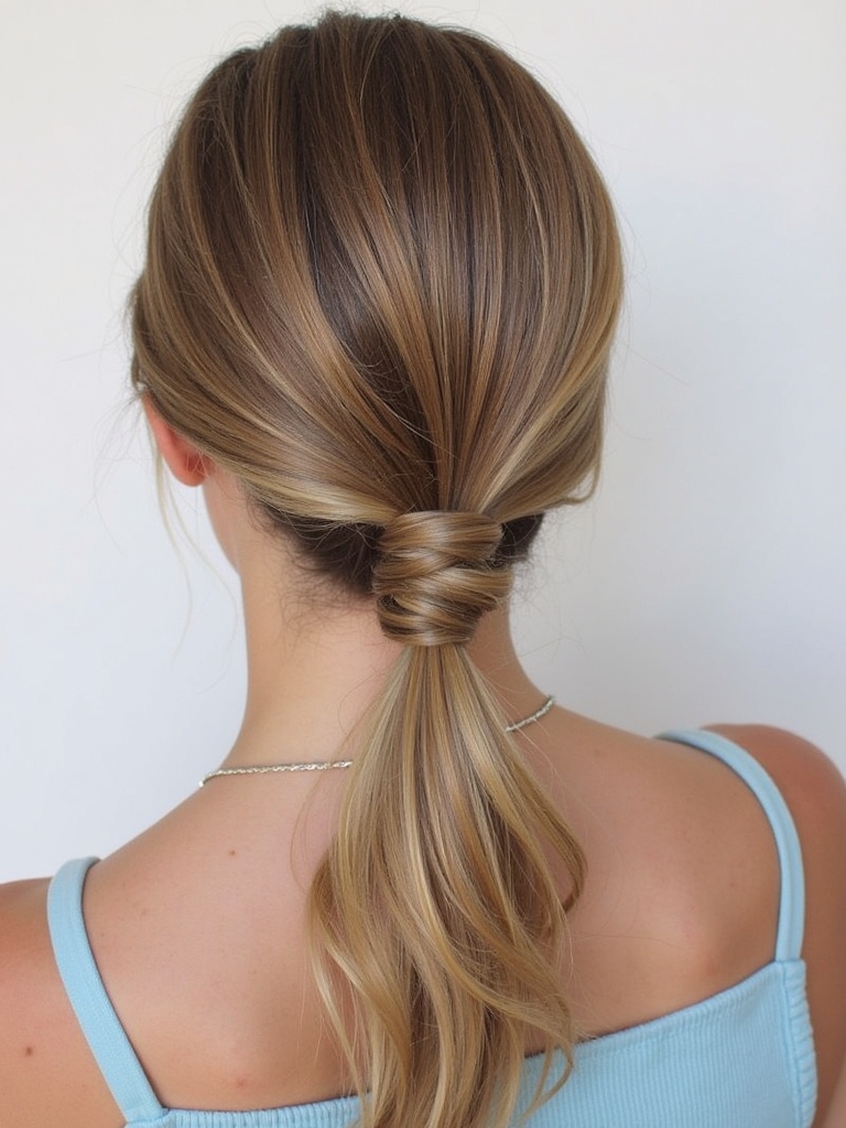 Cute Easy Hairstyles: Low Braided Buns