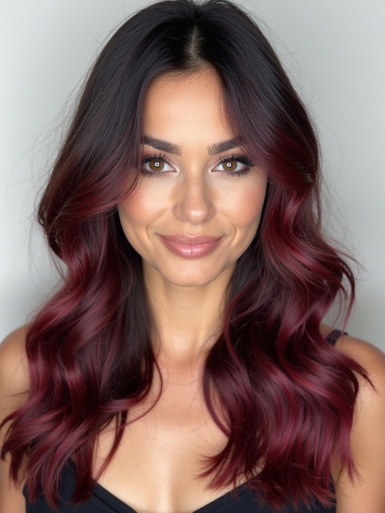 Fall Brown Hair with Chocolate Truffle Swirls
