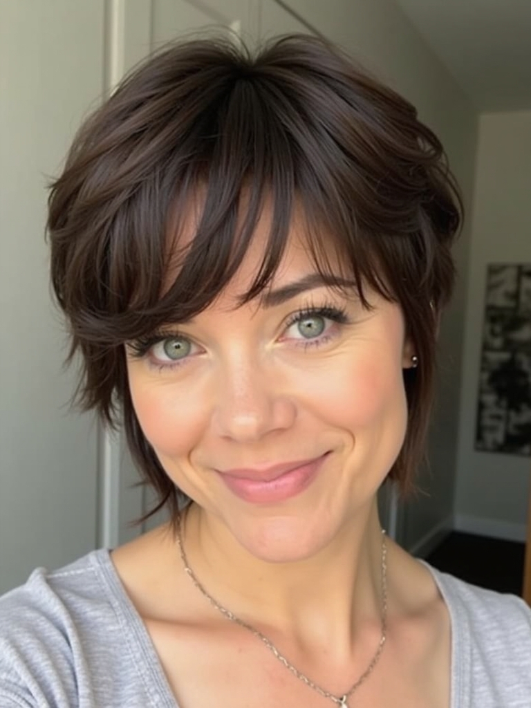 51 Stunning Short Haircuts for Black Women: Tapered Cut with Finger Waves