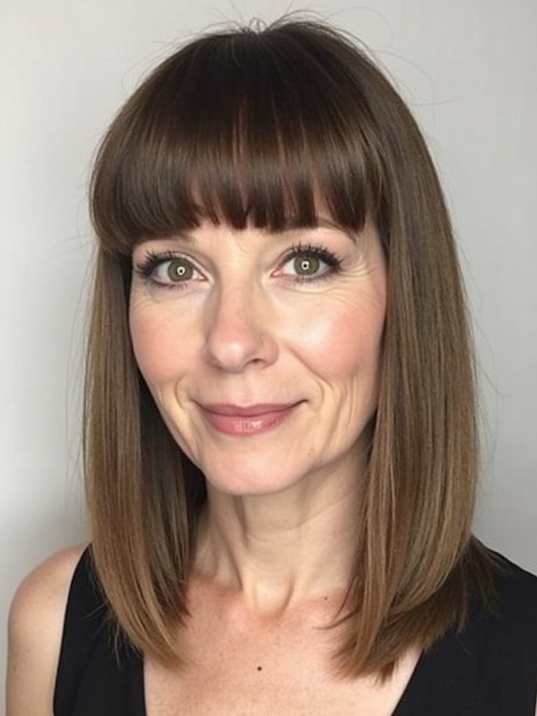 Hairstyles For Thin Fine Hair Over 60: The Half Up Half Down