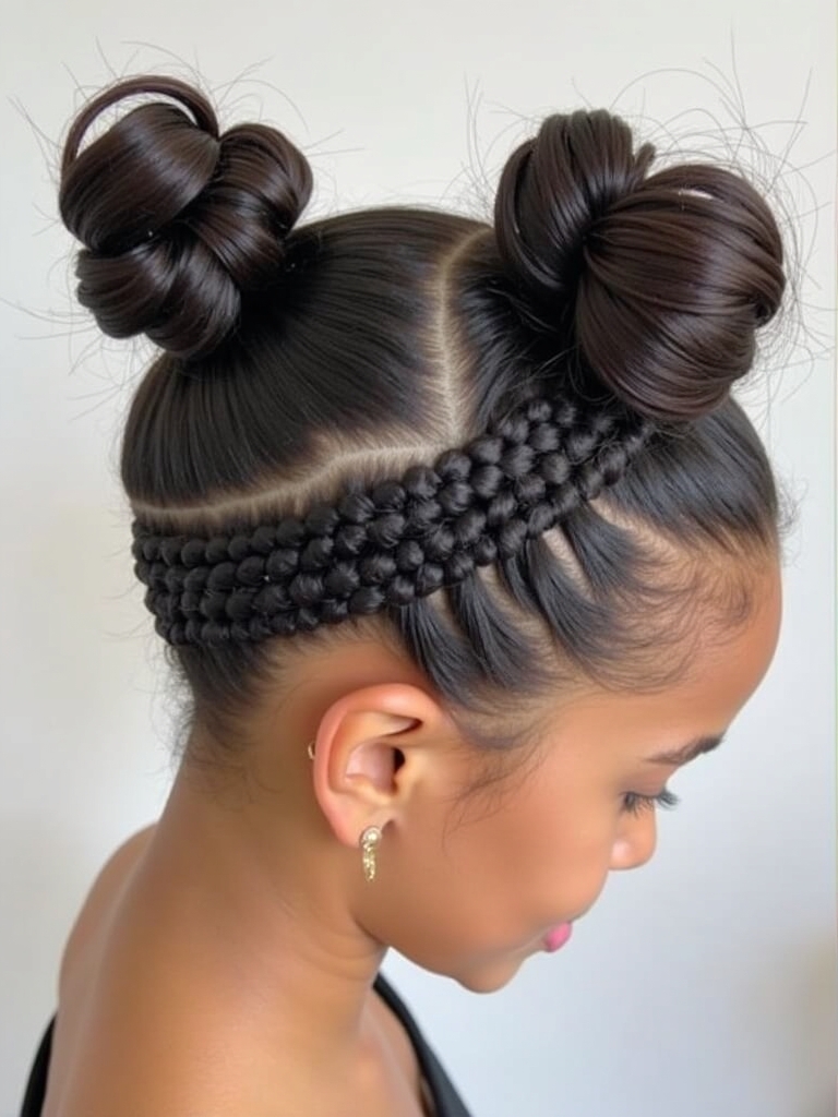 Braids Hair Styles Updo: Grecian Braid Updo