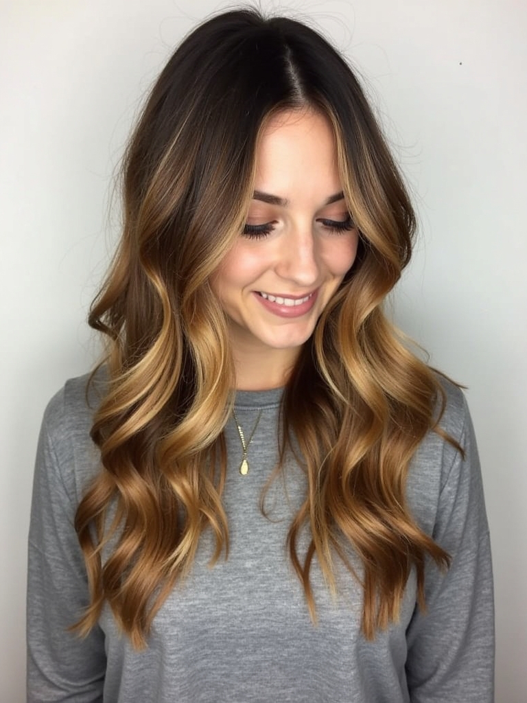 Caramel Balayage Root Smudge