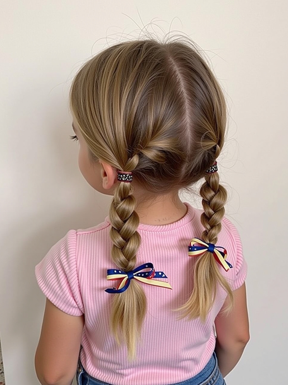 Cute Easy Hairstyles: Half Up Bun With Space Buns