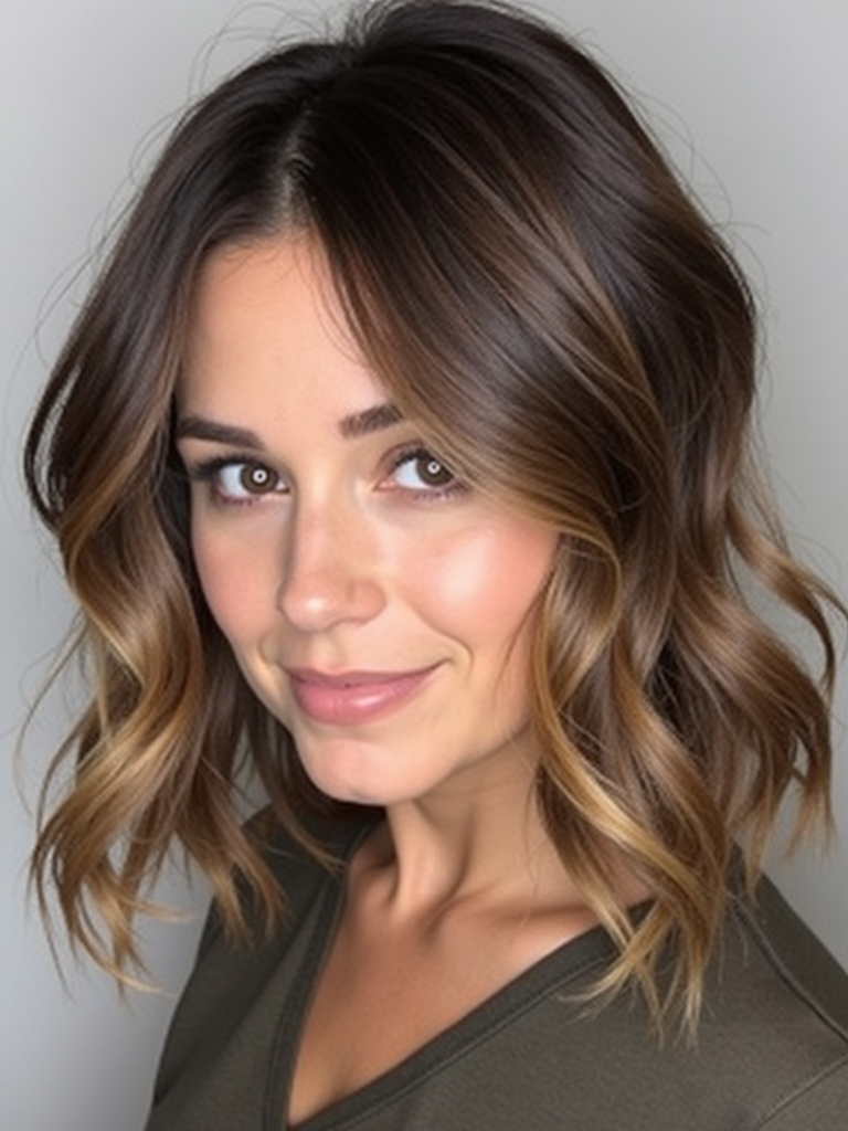 Cool Tone Brown Hair with Teasylights