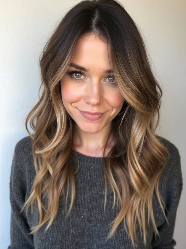 Ashy Cool Tone Brown Hair Balayage
