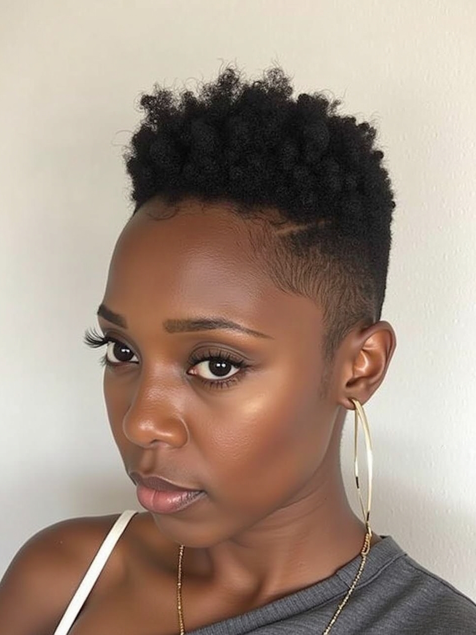 51 Stunning Short Haircuts for Black Women: Cropped Curls with Volume