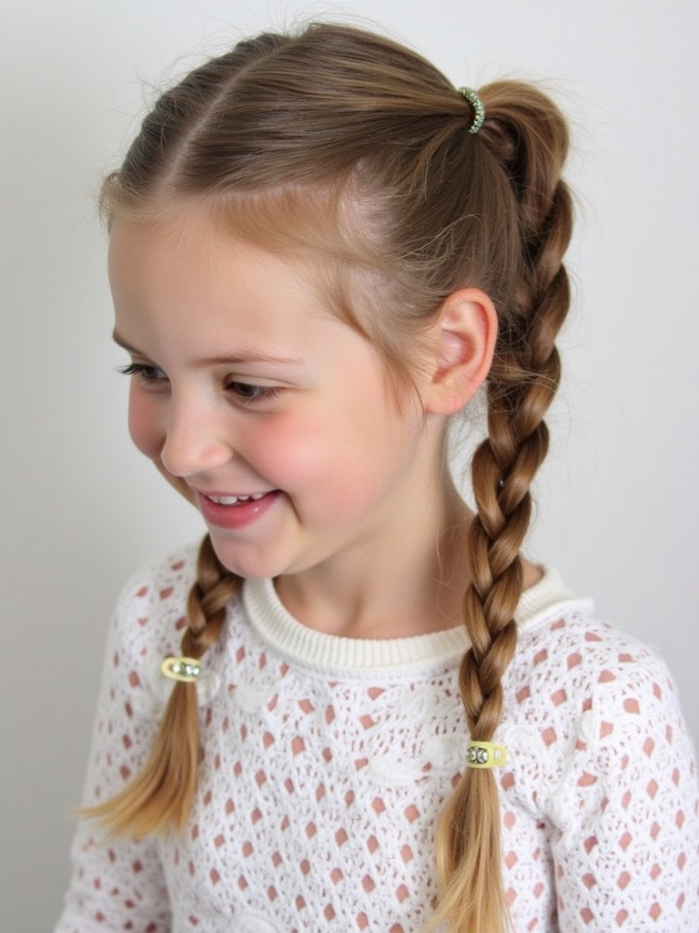 Hairstyles For School: Accessorized Braid