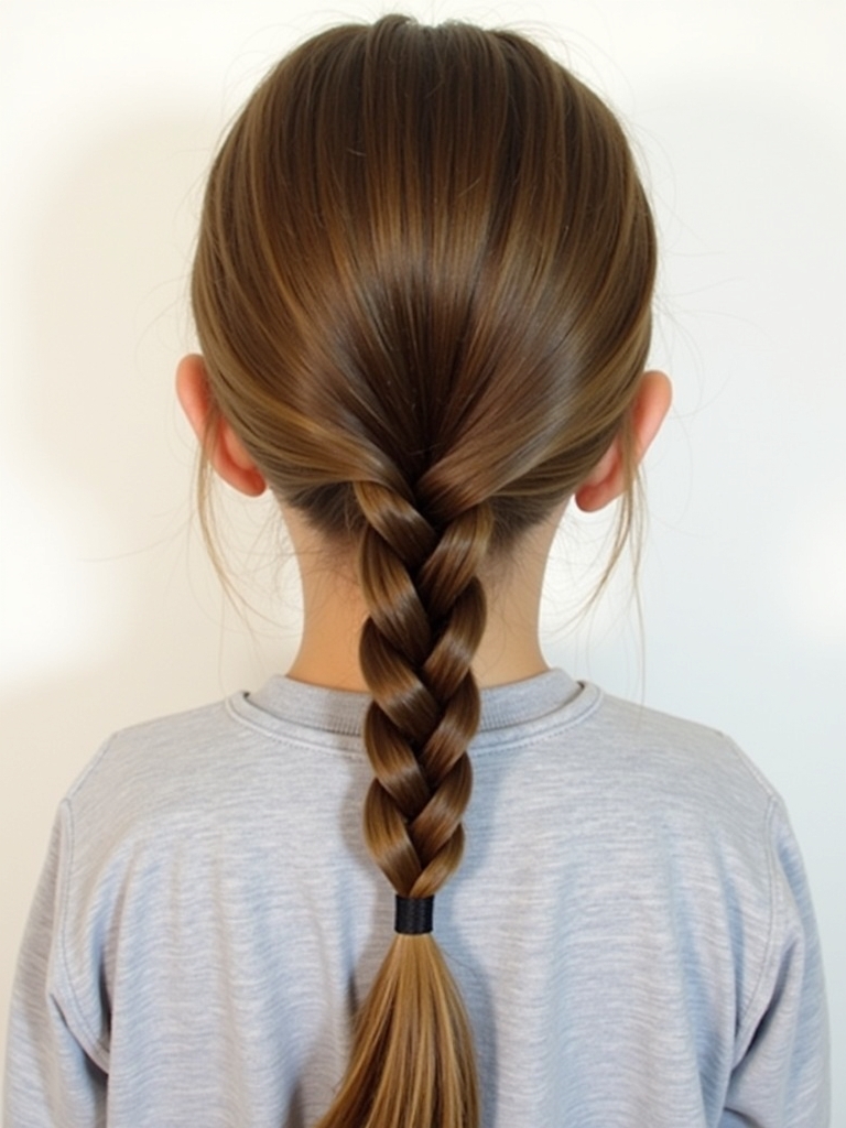 Hairstyles For School: Waterfall Braid