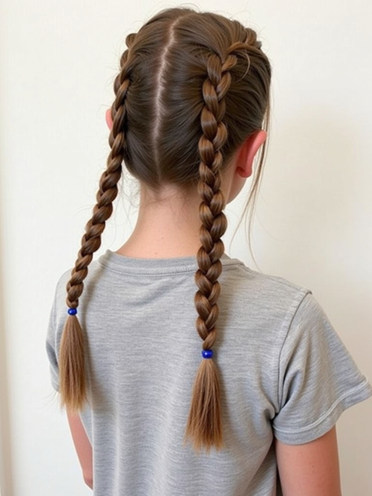 Hairstyles For School: Low Twisted Ponytail