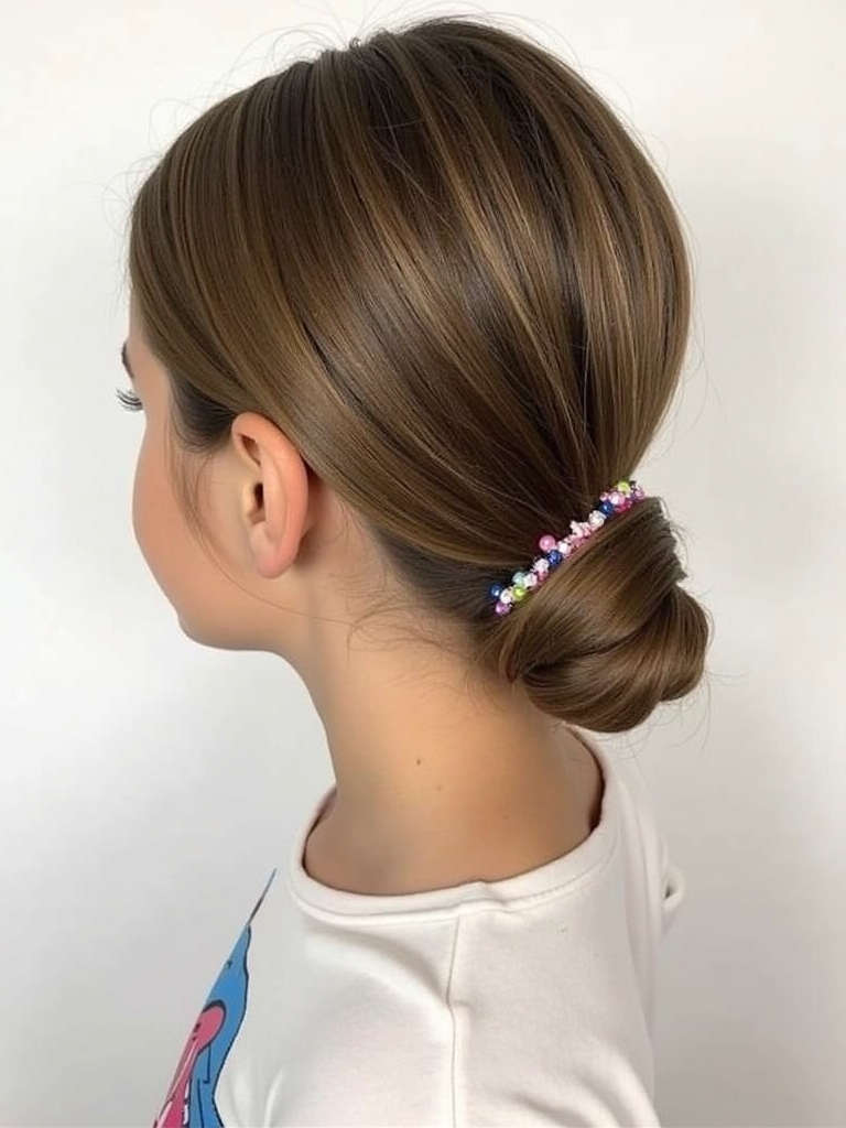 Hairstyles For School: Half-Up Space Buns
