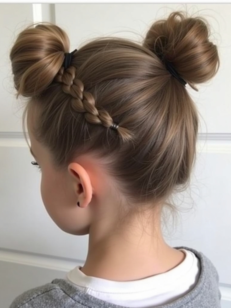 Hairstyles For School: French Braid Pigtails