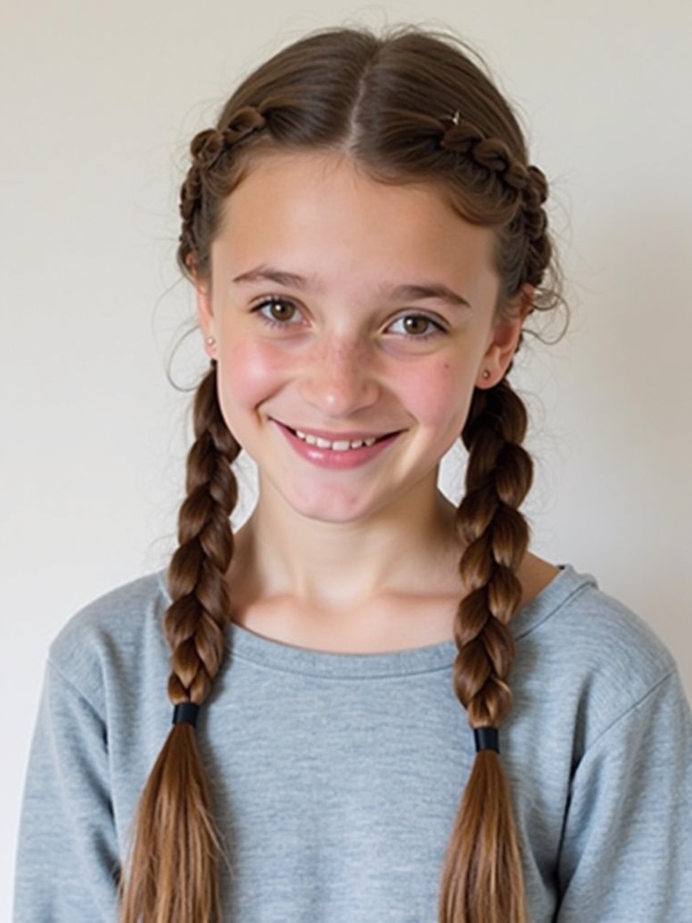 Hairstyles For School: Half-Up Top Knot