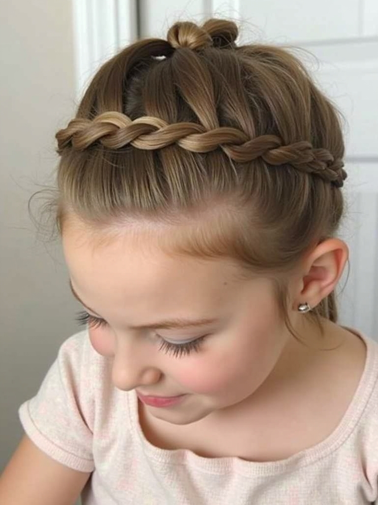 Hairstyles For School: Braided Headband