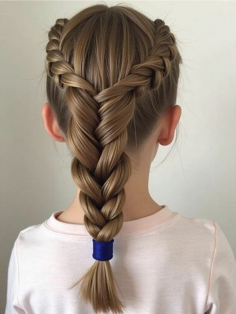 Hairstyles For School: Messy Bun with Face-Framing Pieces