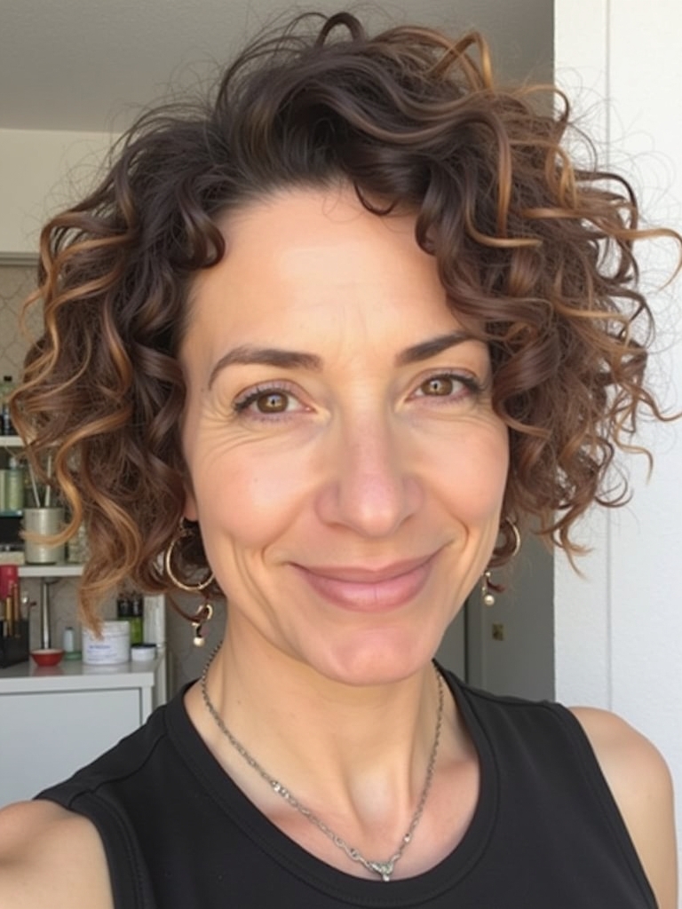 Hairstyles For Thin Fine Hair Over 60: The Bob with Layers