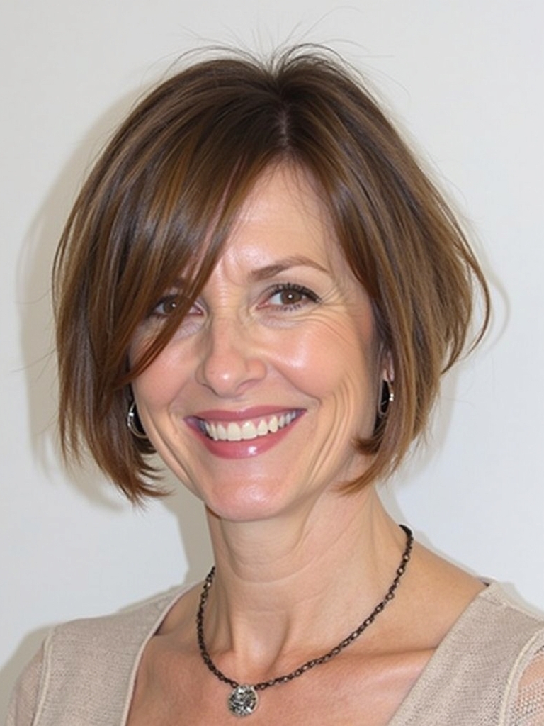 Hairstyles For Thin Fine Hair Over 60: Teased Crown Glamour