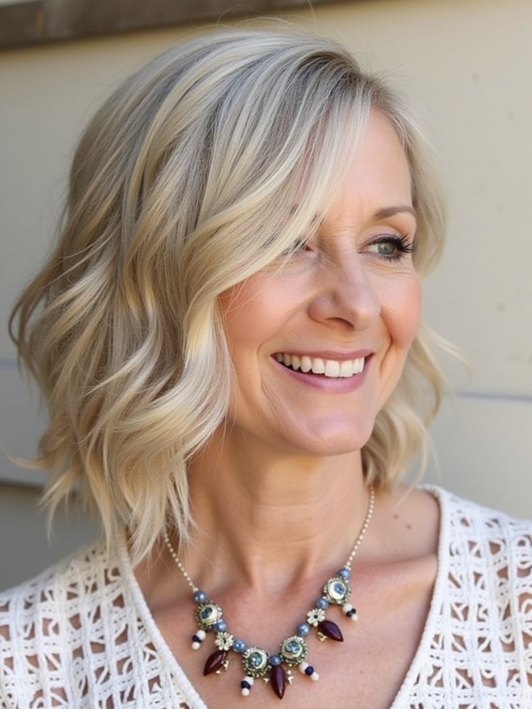 Hairstyles For Thin Fine Hair Over 60: Feathered Layers of Youth