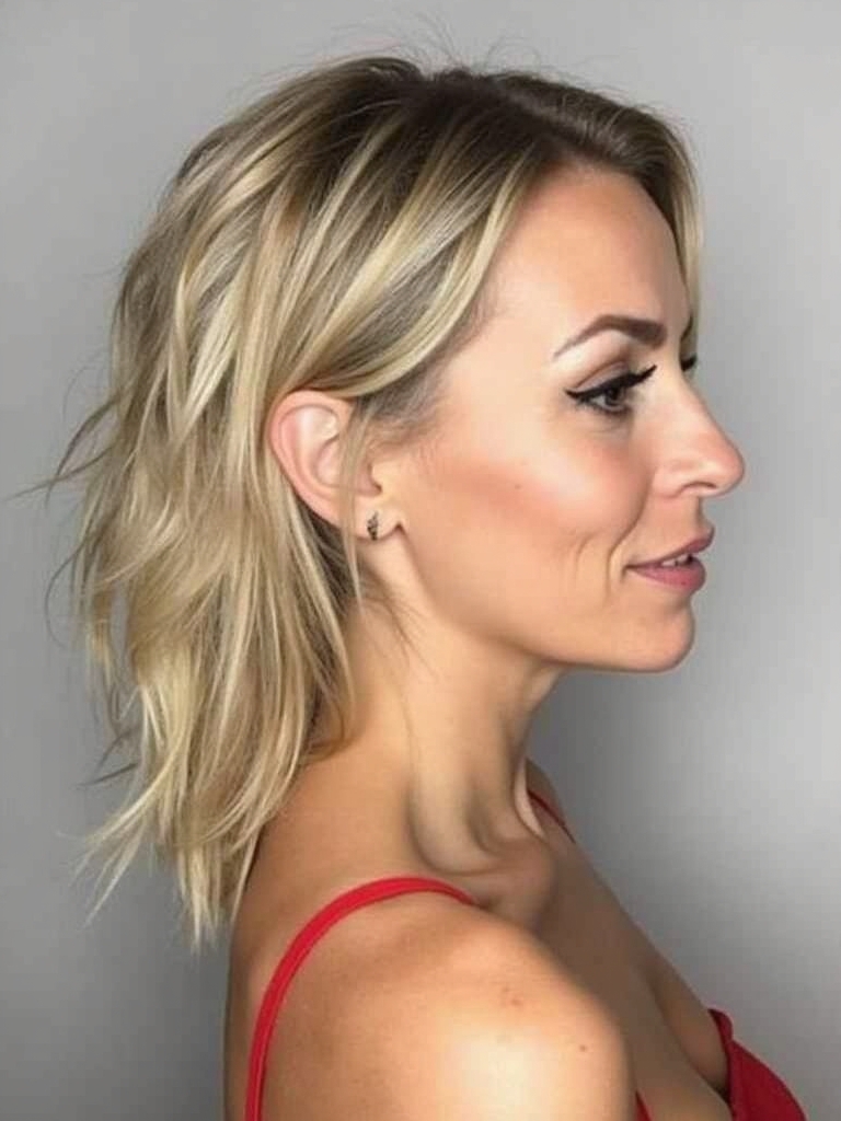 Hairstyles For Thin Fine Hair Over 60: Chin-Length Charm