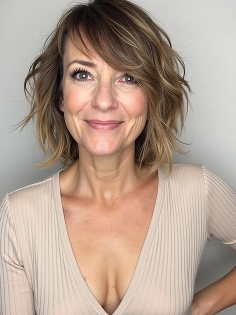 Hairstyles For Thin Fine Hair Over 60: The Graduated Bob