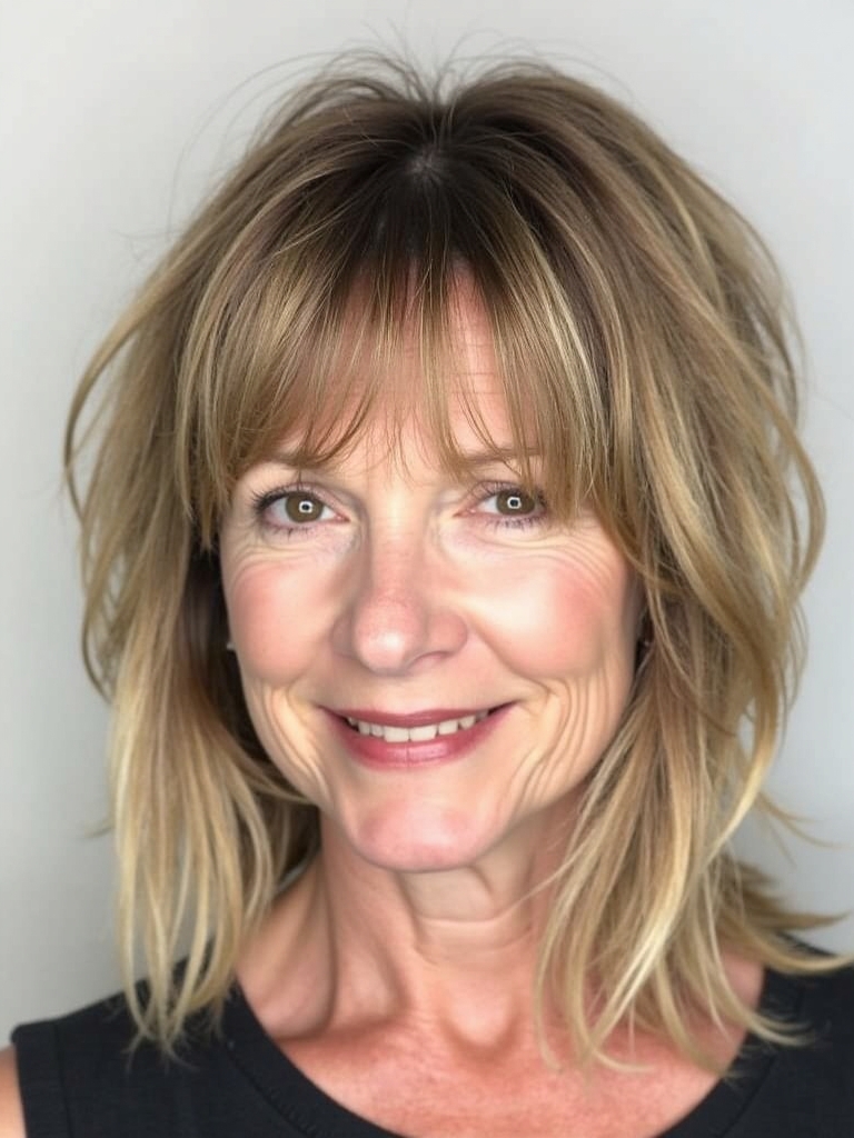 Hairstyles For Thin Fine Hair Over 60: Layered Bob of Confidence