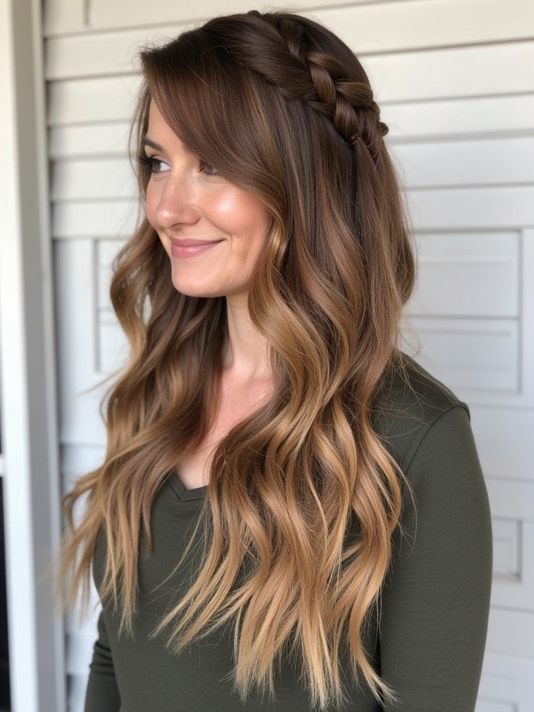 Cool-Toned Honey Brown Balayage