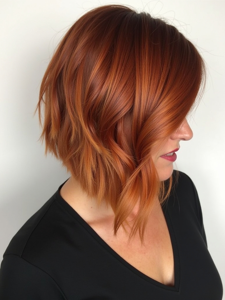 Copper Highlights: 39 Copper Hair Color Ideas