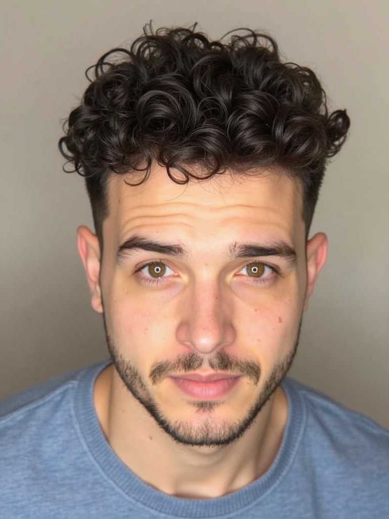Men's Short Curly Hairstyles: Tousled and Textured