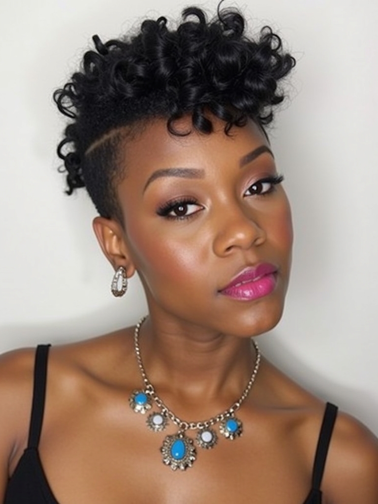 Short Pixie Haircuts Black Women: The Graduated Pixie