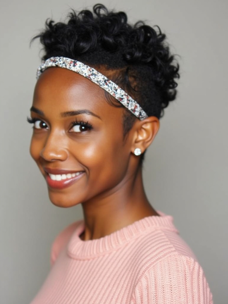 Short Pixie Haircuts Black Women: The Softly Textured Pixie