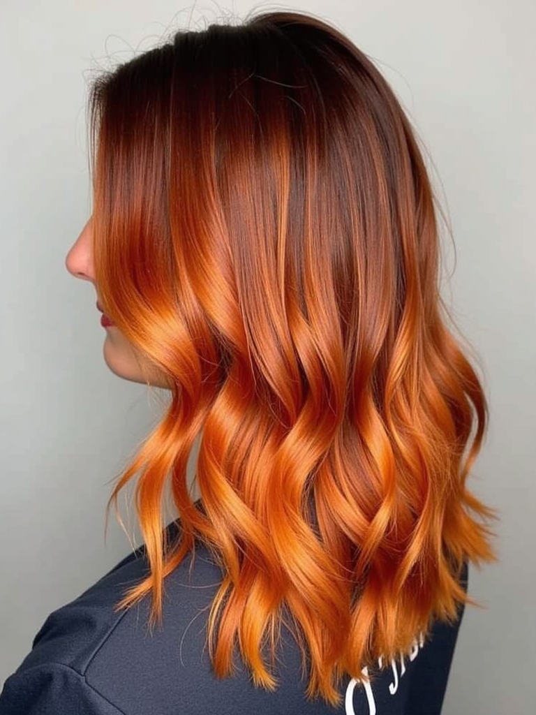 Copper Lowlights: 51 Captivating Copper Hair Color Ideas