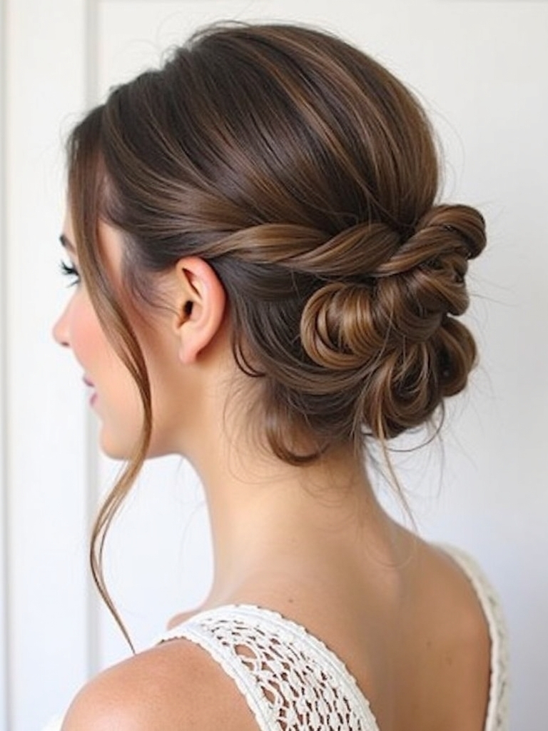 Braids Hair Styles Updo: Braided Headband Updo