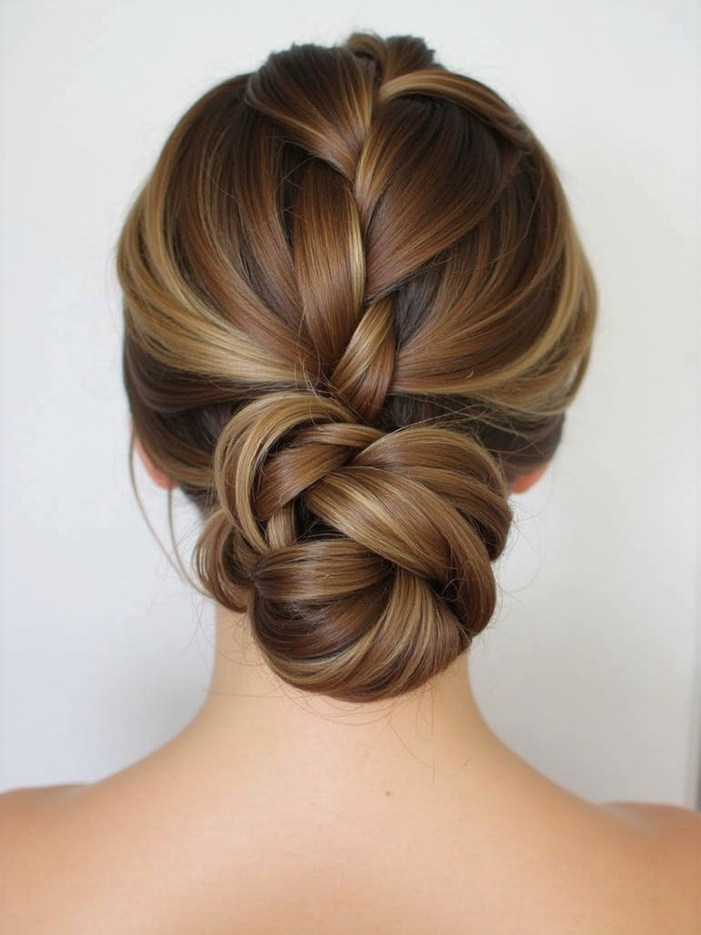Braids Hair Styles Updo: Braided Space Buns