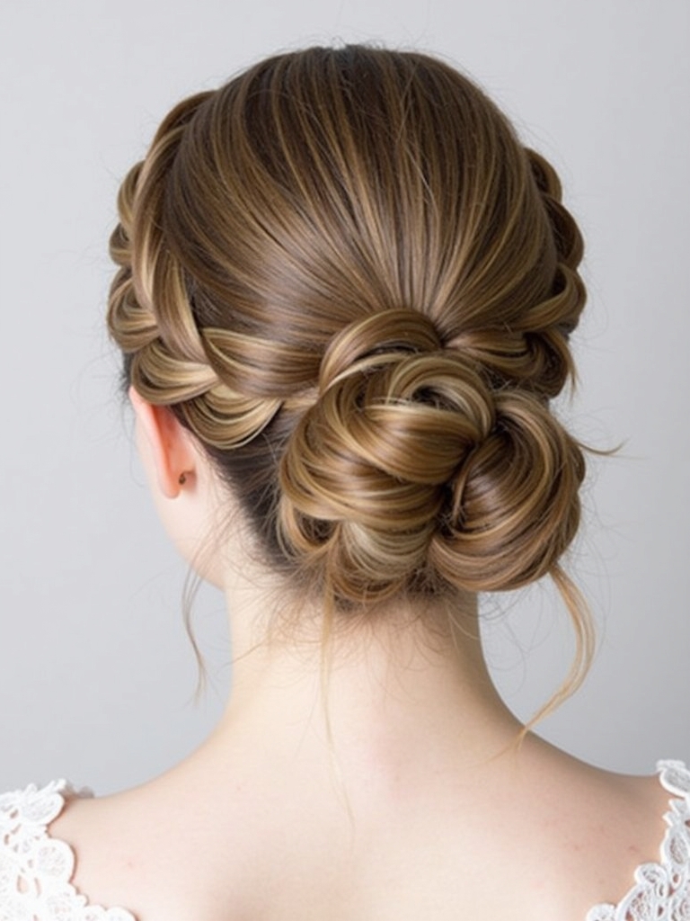 Braids Hair Styles Updo: Braided Low Ponytail