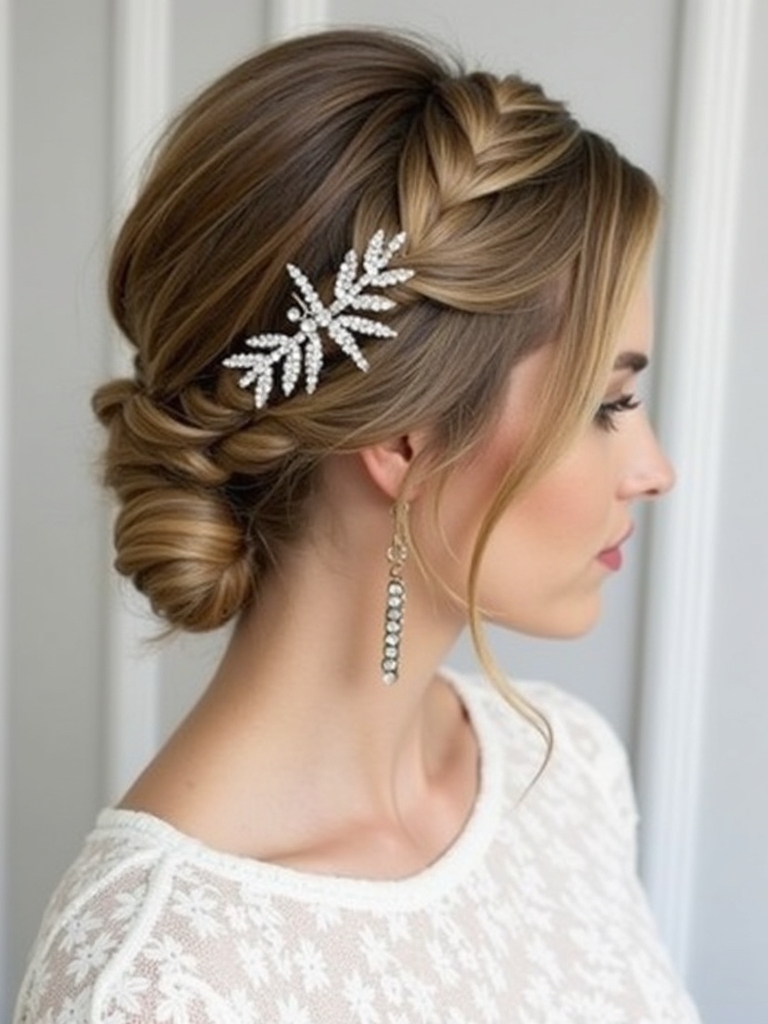 Braids Hair Styles Updo: Halo Braid