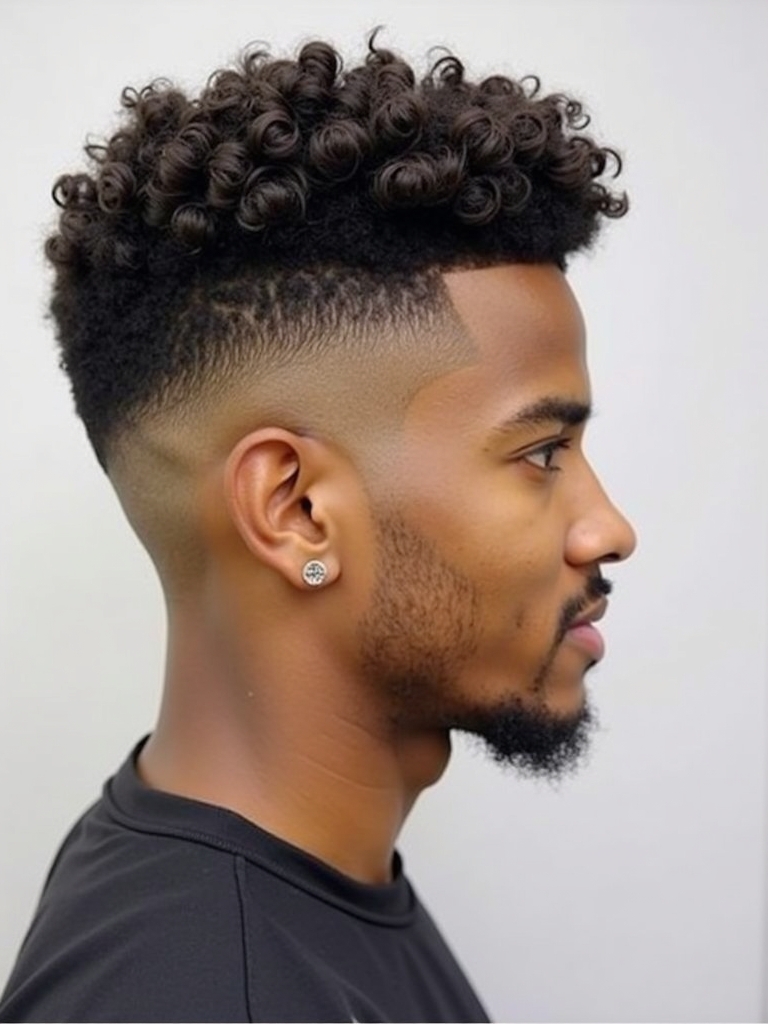 Mens Hairstyles Curly Hair: The Short and Tight