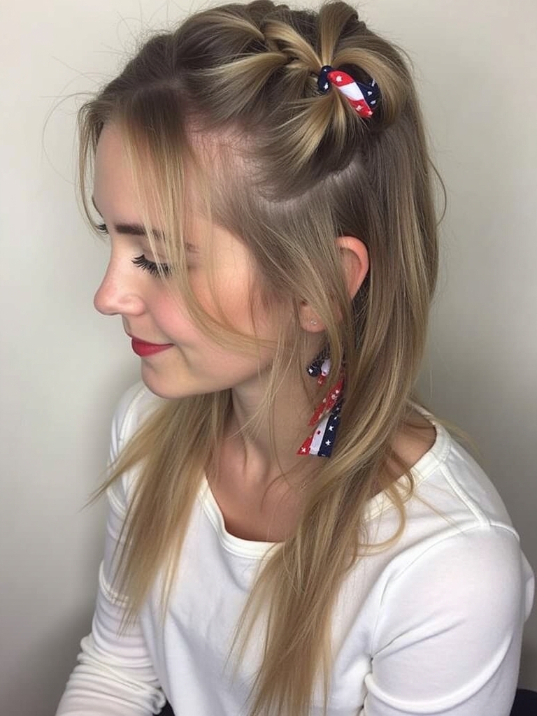 Cute Easy Hairstyles: Low Bun with Face-Framing Pieces