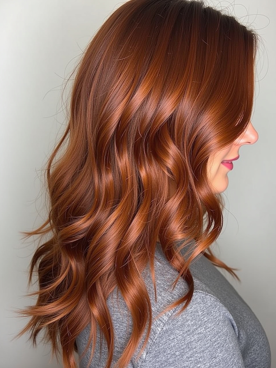 Copper Balayage Bliss: 51 Captivating Copper Hair Color Ideas
