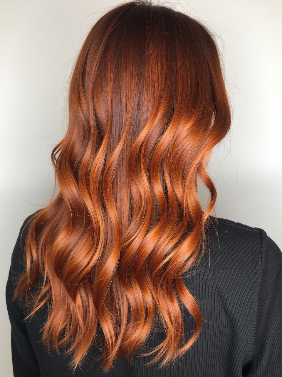 Dark Chocolate Copper Swirl: 51 Captivating Copper Hair Color Ideas