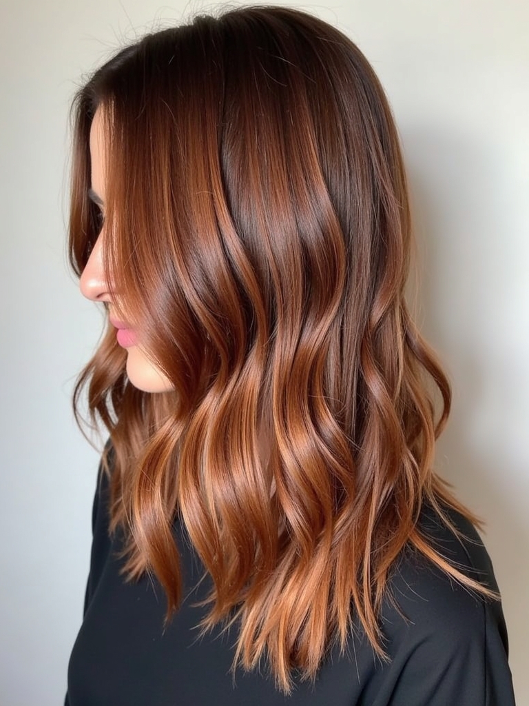 Copper Rose Gold Delight: 51 Captivating Copper Hair Color Ideas