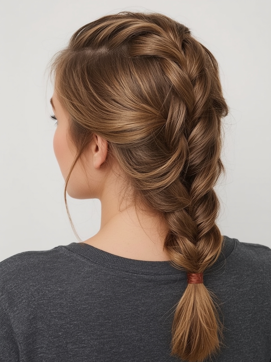 Hair Styles Braids: Side Swept Braid