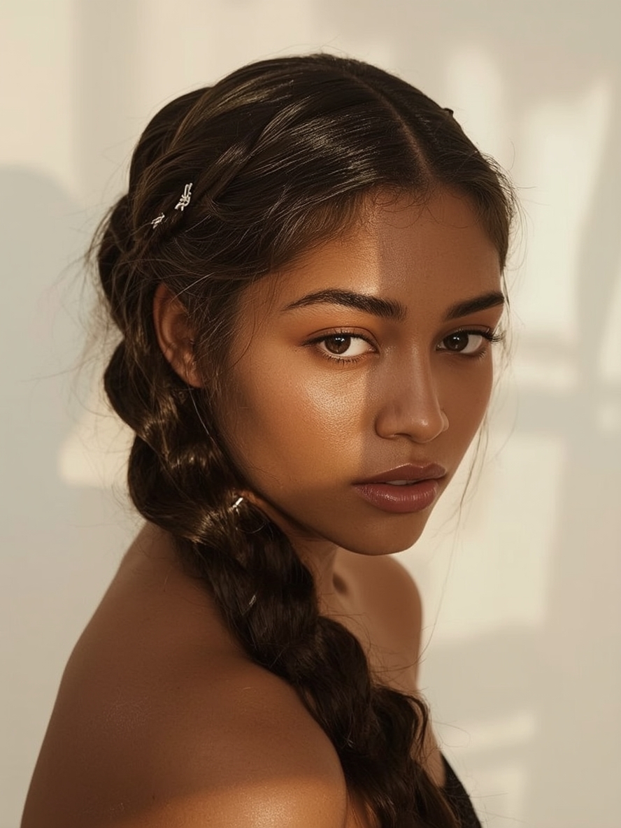 Hair Styles Braids: Waterfall Twist Braid