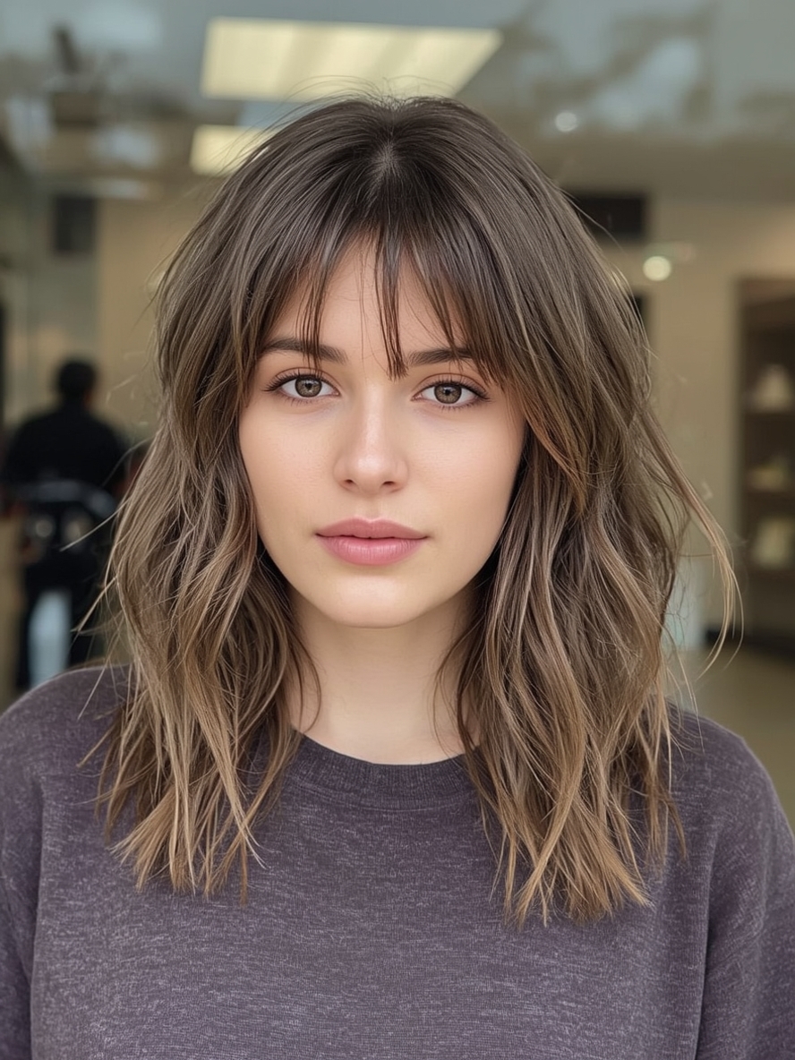 Shoulder Length Sleek and Straight For Thin Fine Hair