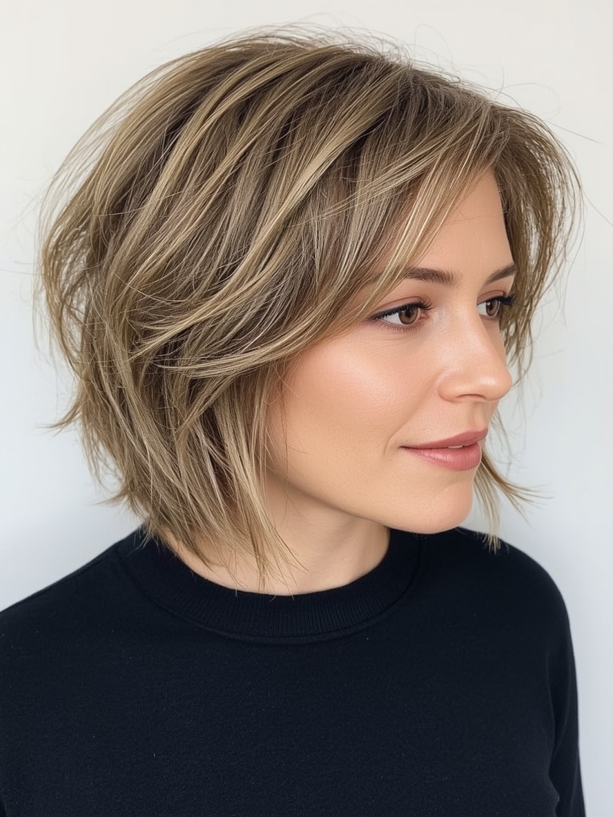 Hairstyles For Thin Fine Hair Over 60: Sleek Low Ponytail with a Side Part