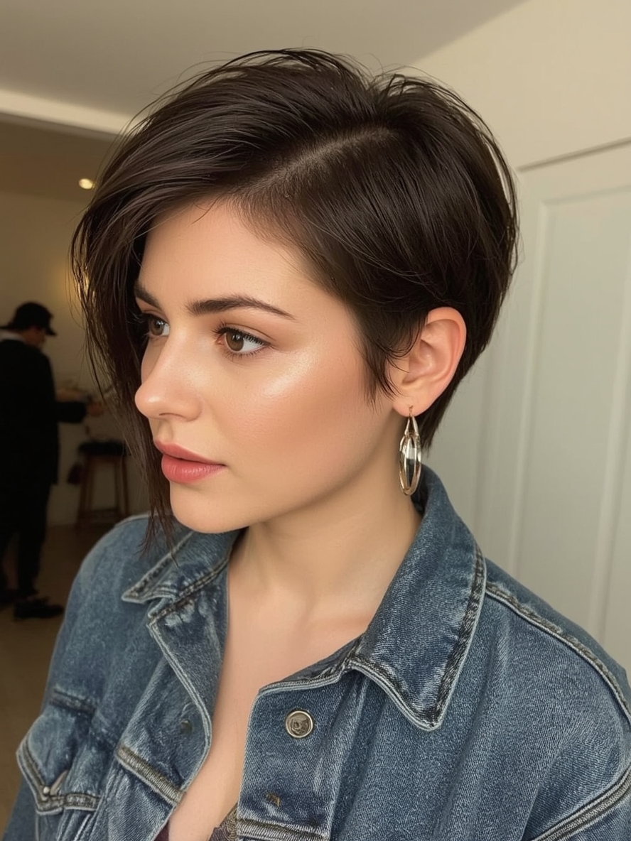 Sleek and Straight Bob Short Haircuts For Thin Fine Hair