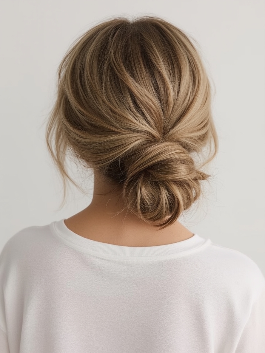 Graduation Hairstyles: Twisted Half-Updo