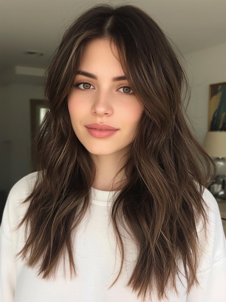 Brunette Summer Hair 2025: Pearl Brunette