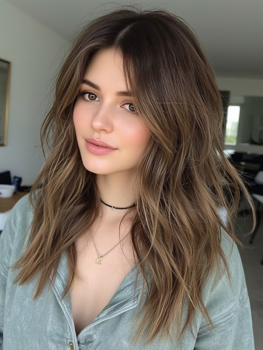 Brunette Summer Hair 2025: Cinnamon Spice Brunette