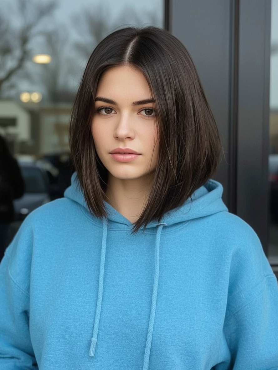 Wispy Bangs with Bob Short Haircuts For Thin Fine Hair